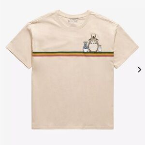Her Universe Studio Ghibli My Neighbor Totoro Retro Stripe Women's T-Shirt Med